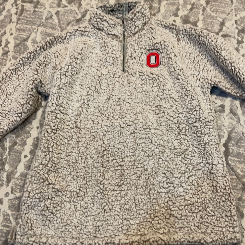 Ohio state sherpa quarter zip